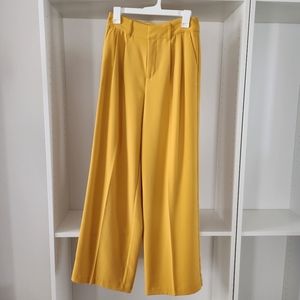 Target Sergio Hudson Wide Leg Pant Mustard Yellow XS EUC